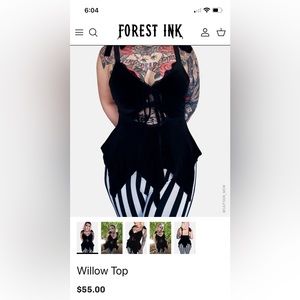 Forest Ink Willow Top